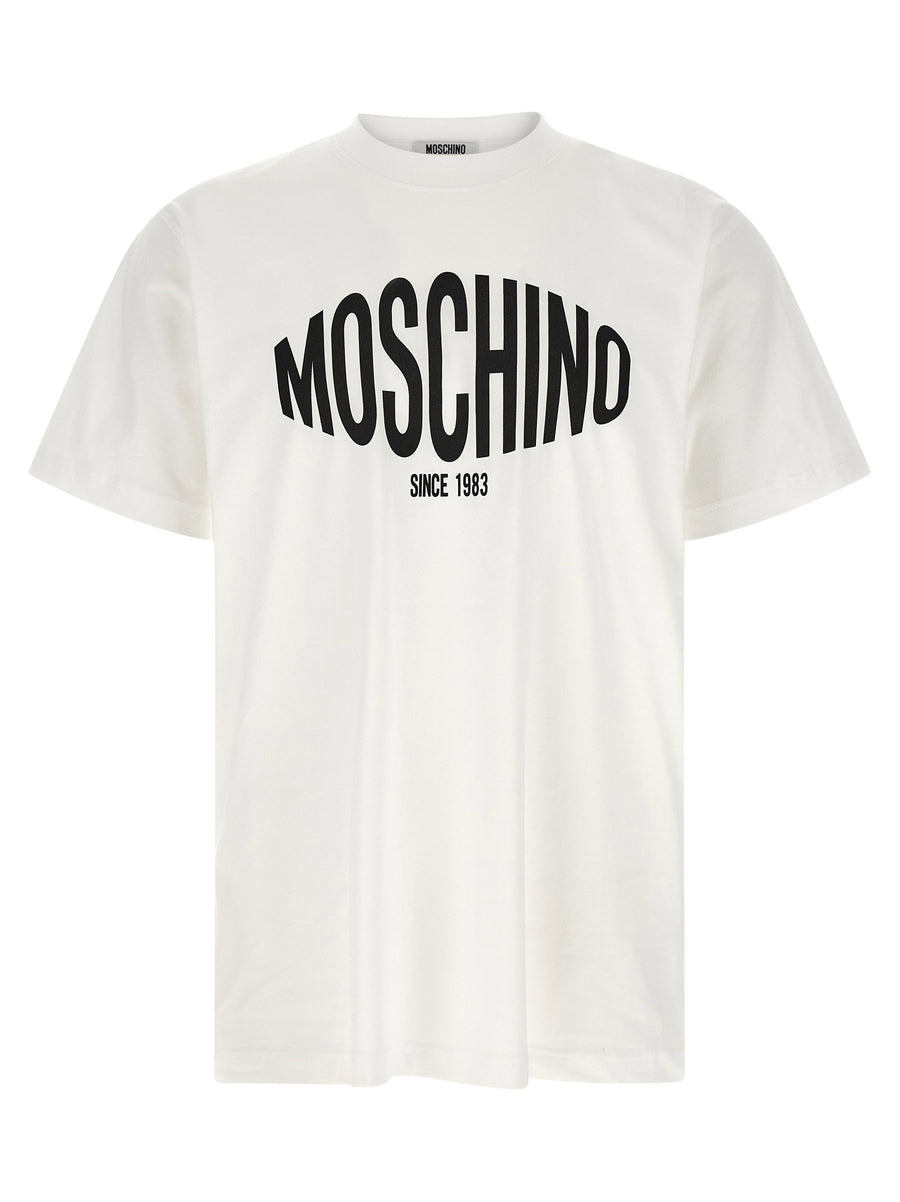 Moschino Logo-Print T-Shirt — White