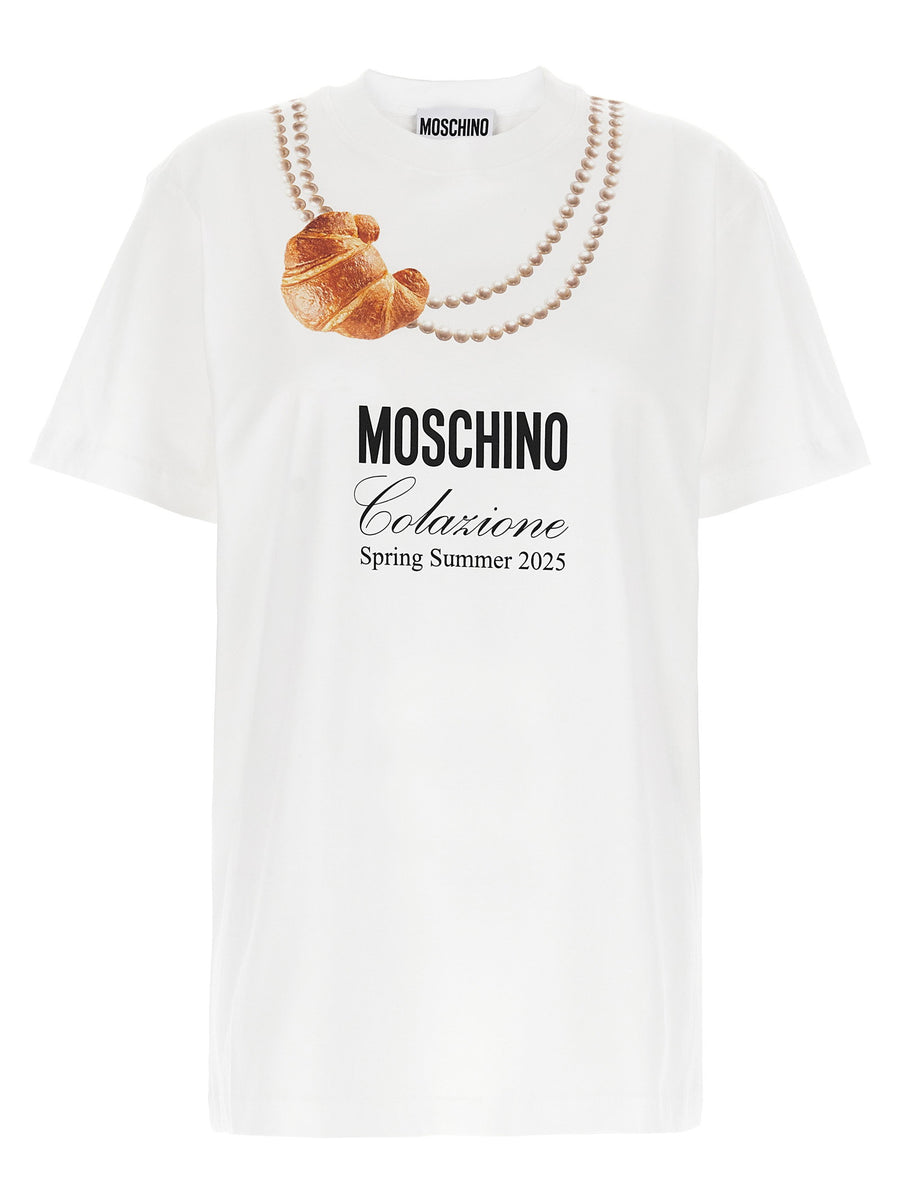 Moschino Colazione T-Shirt — White