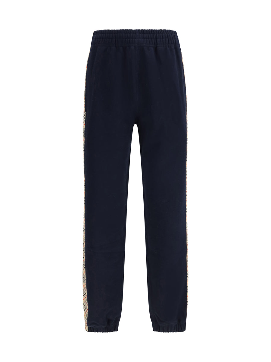 Burberry 100% Cotton jogging pants in navy