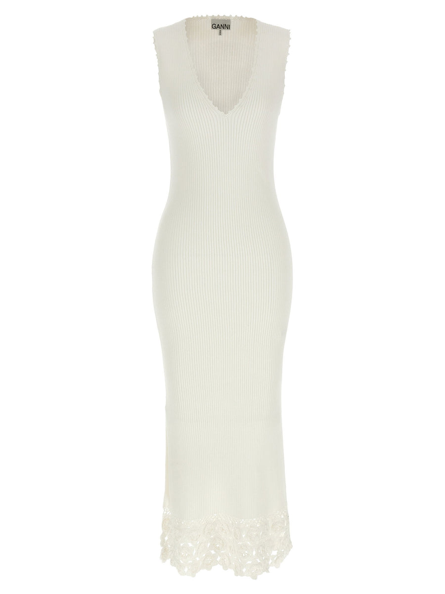 Ganni Dress — White