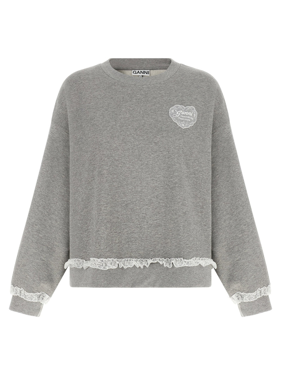 Ganni Isoli Sweatshirt — Gray