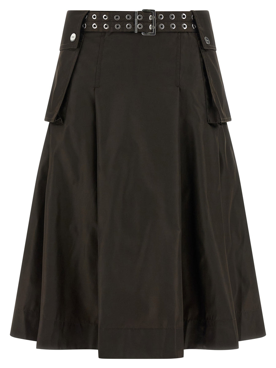 Ganni Duchesse Skirt — Black