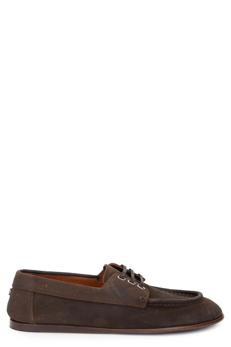 Deck Shoes Leather Brown Calfskin Loafers