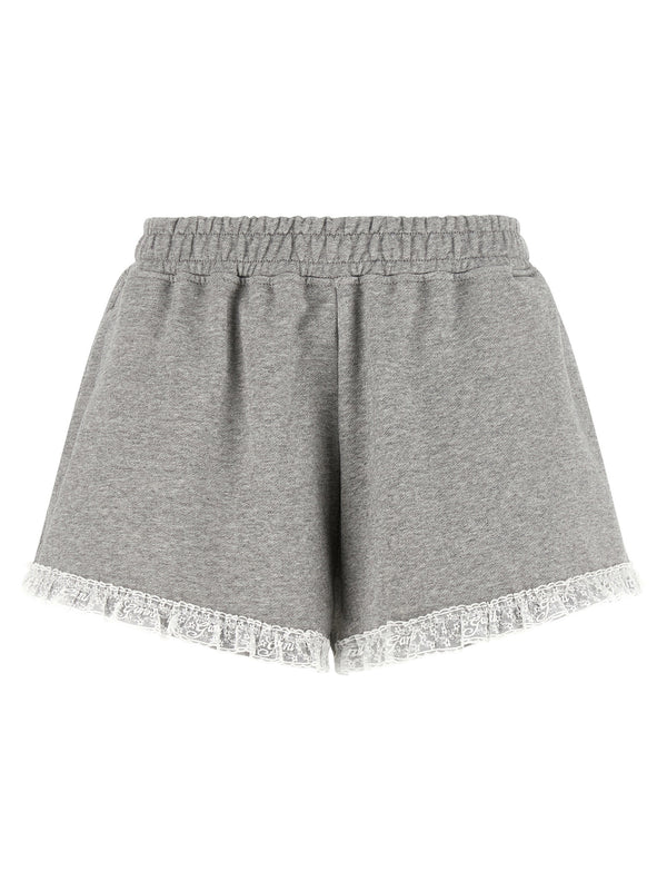 Ganni Isoli Shorts — Gray