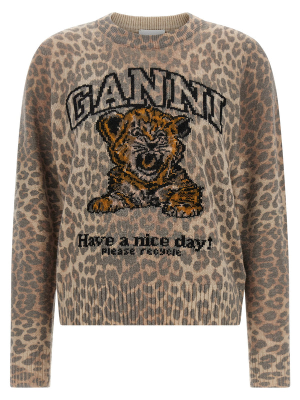 Ganni sweater in cream