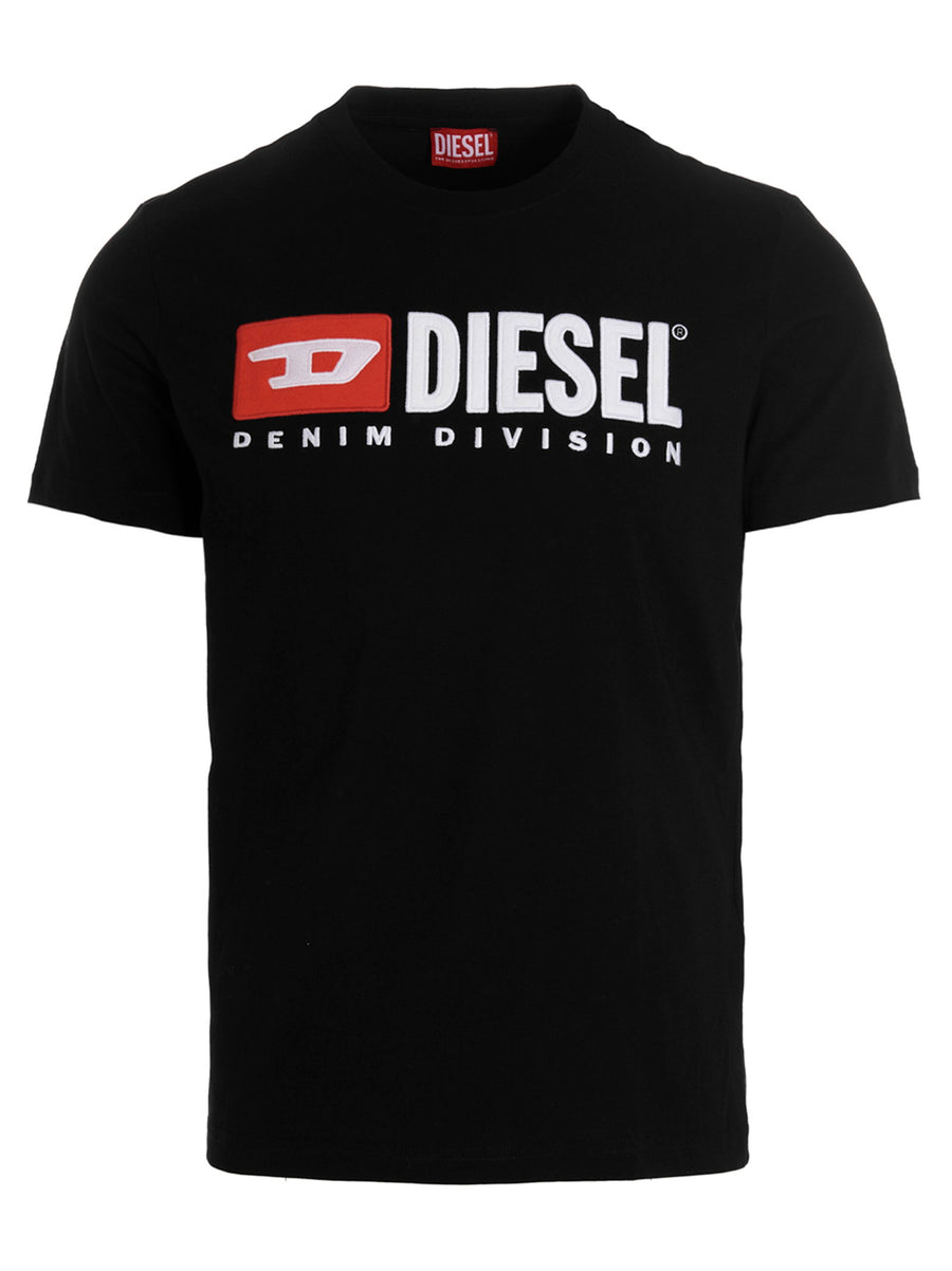 Diesel Logo-Print Cotton T-shirt — Black