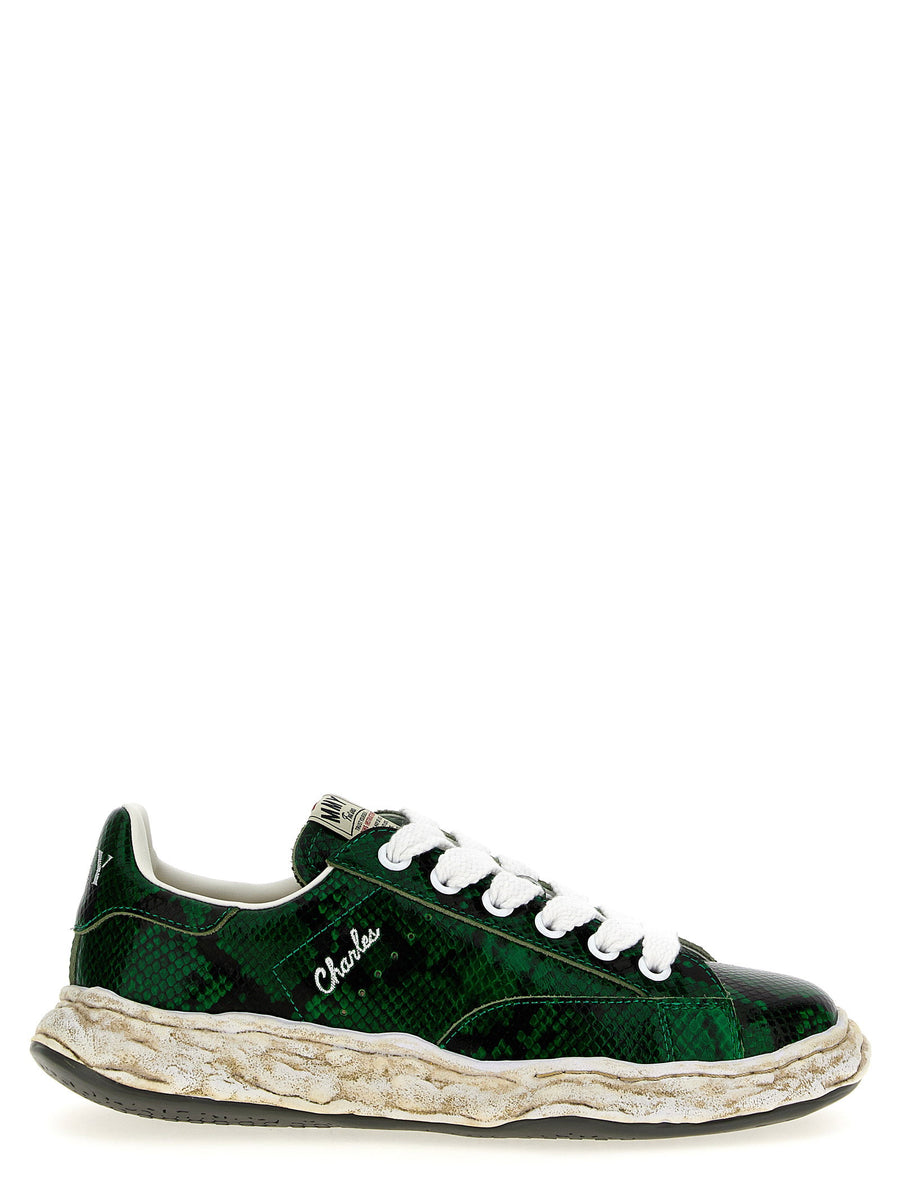 Maison Mihara Yasuhiro Charles Sneakers — Green