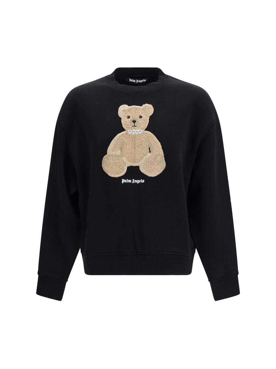 Palm Angels 95% Cotton; 5% Elastane sweatshirt in black
