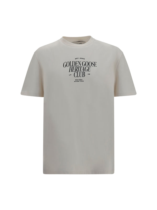 Golden Goose 100% Cotton t-shirt in beige