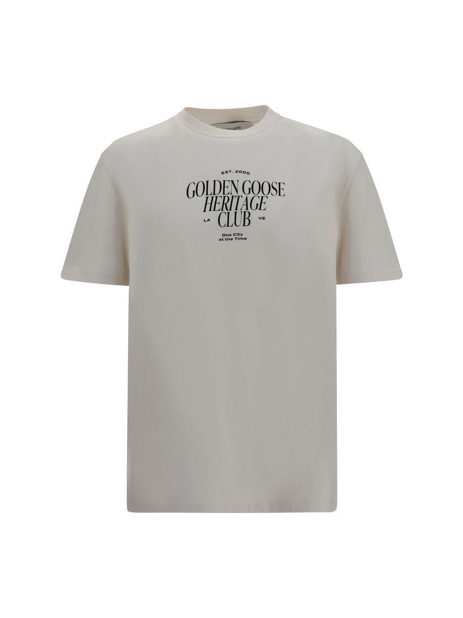 Golden Goose 100% Cotton t-shirt in beige