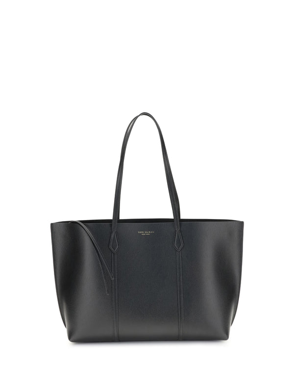 Tory Burch 100% calf leather (Bos taurus) tote bag in black