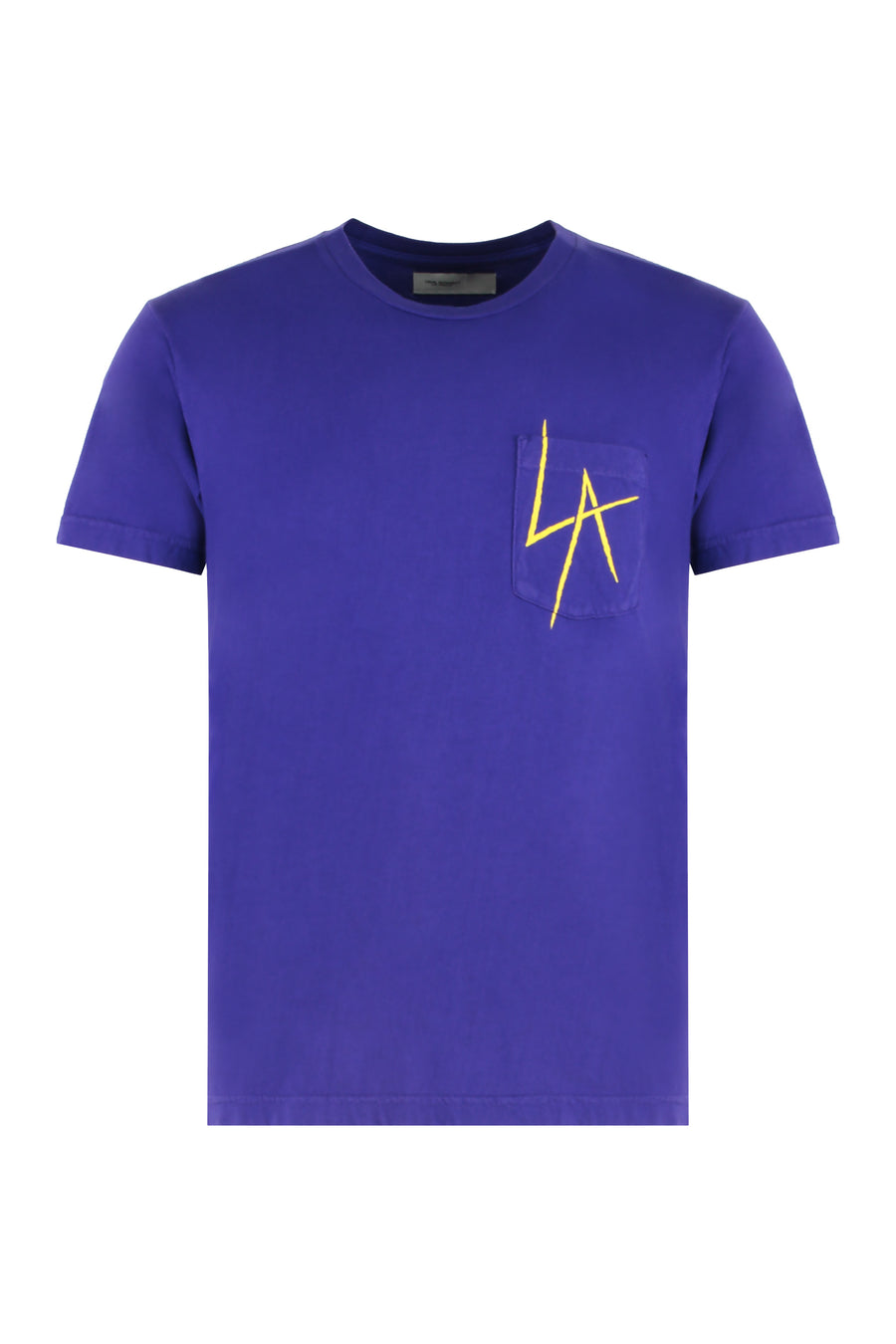 Purple Cotton Crew-Neck T-Shirt T-shirts