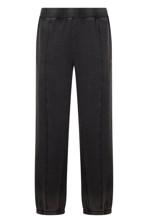 Track Pants Black Cotton