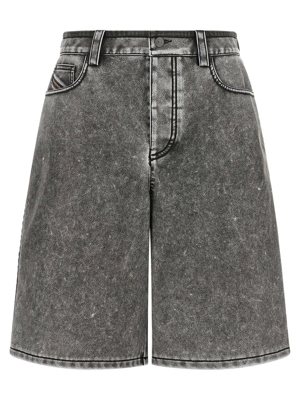 Diesel P-Arlor Bermuda Shorts — Grey