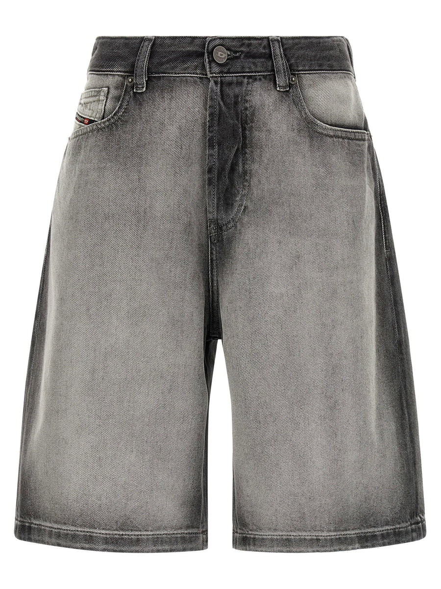 Diesel De-Sire Denim Shorts — Gray