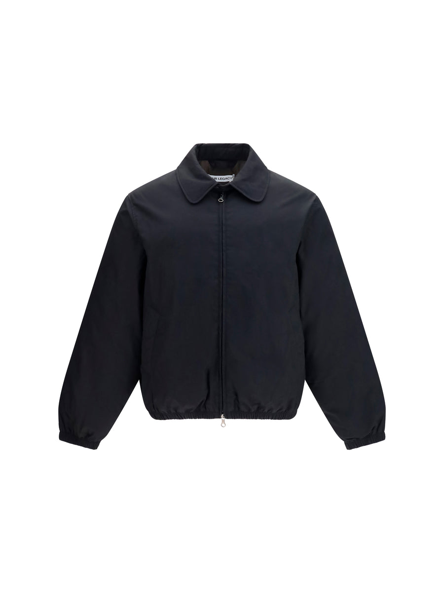 Our Legacy Outer: 70% cotton down jacket in black