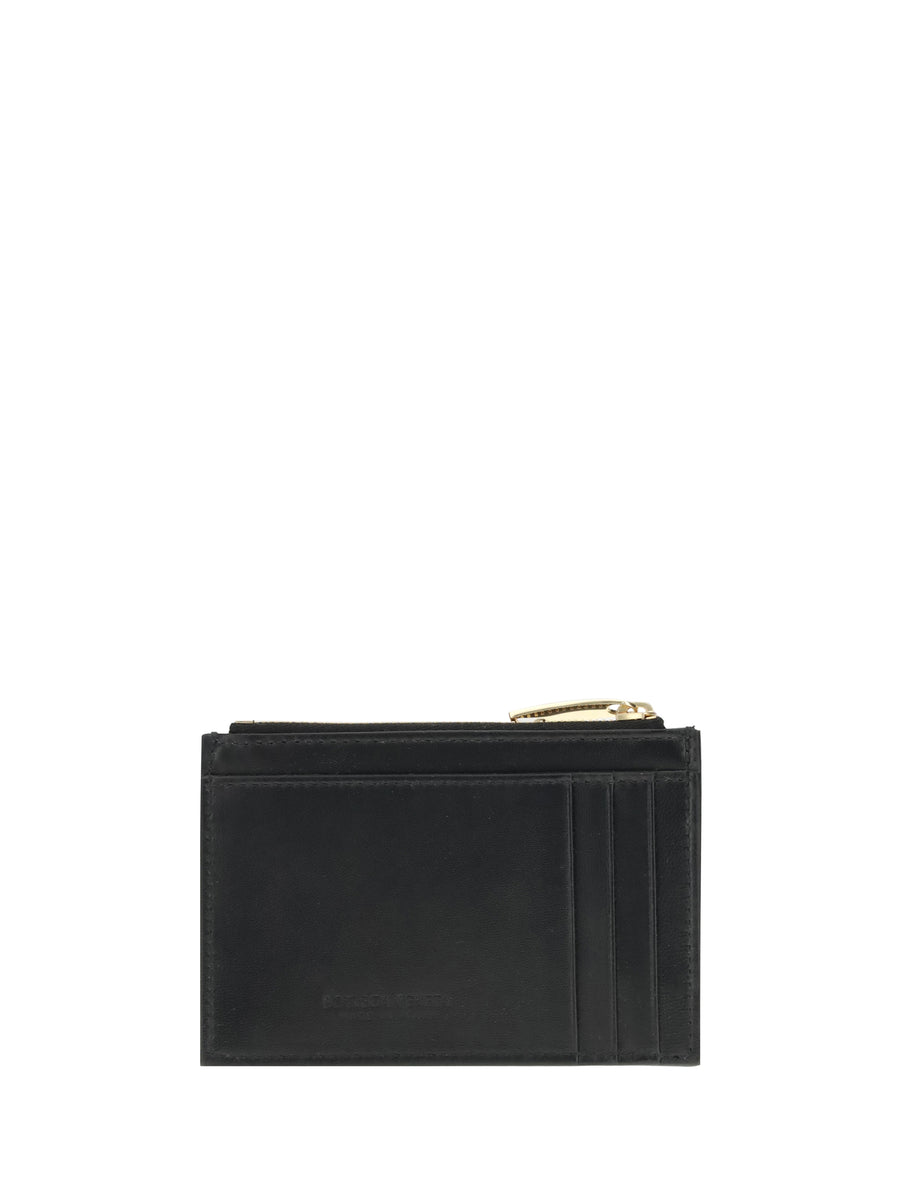 Card Holder Lambskin Black-Gold Black/gold Wallets & Purses