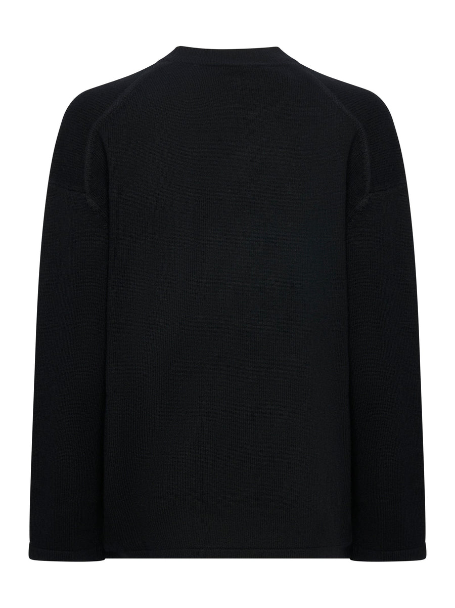Maxmara Studio Pisano Sweater Black Wool