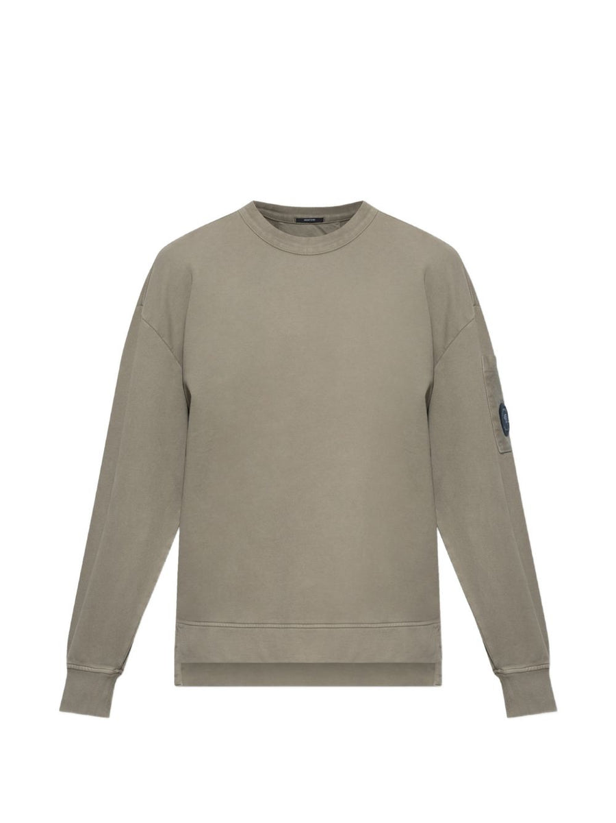 Sweatshirt Lens Beige Cotton Sweatshirts