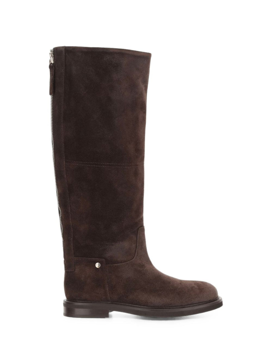 Boots Eve Brown Suede Calfskin