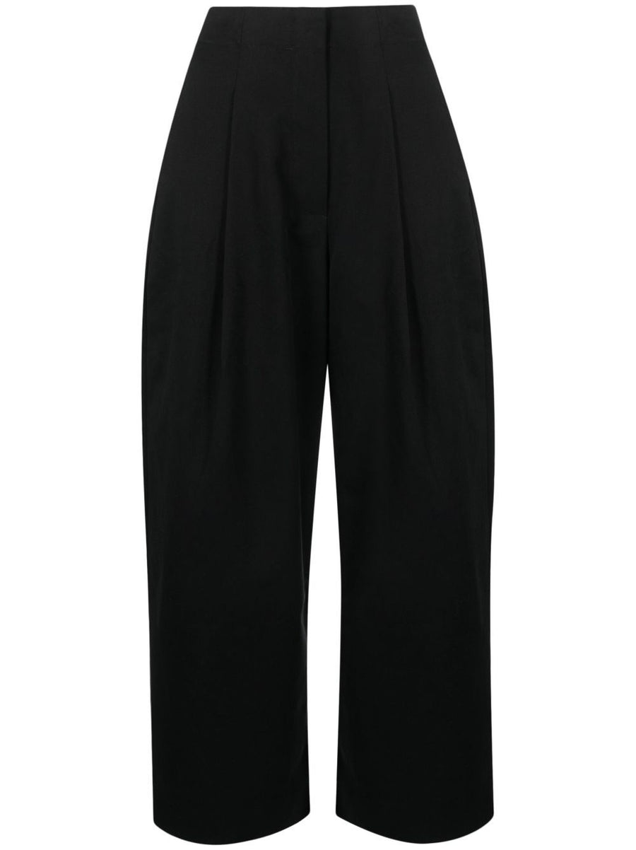 Trousers Dordoni Black Cotton