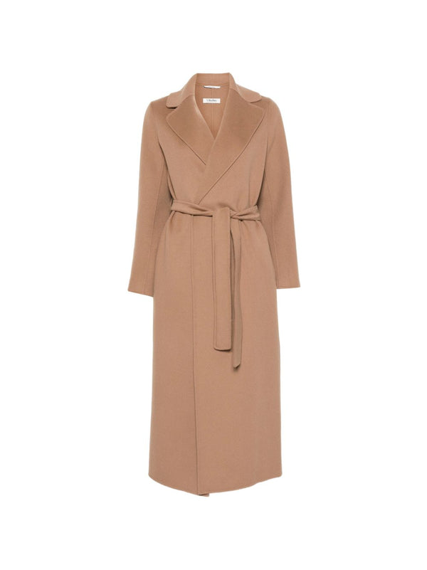 Poldo Coat Camel Virgin Wool