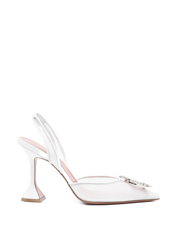 Pumps Begum Mesh Sling 95 White