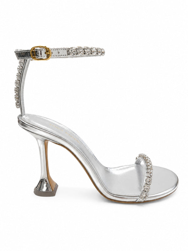 Sandals Gigi 95 Silver Leather