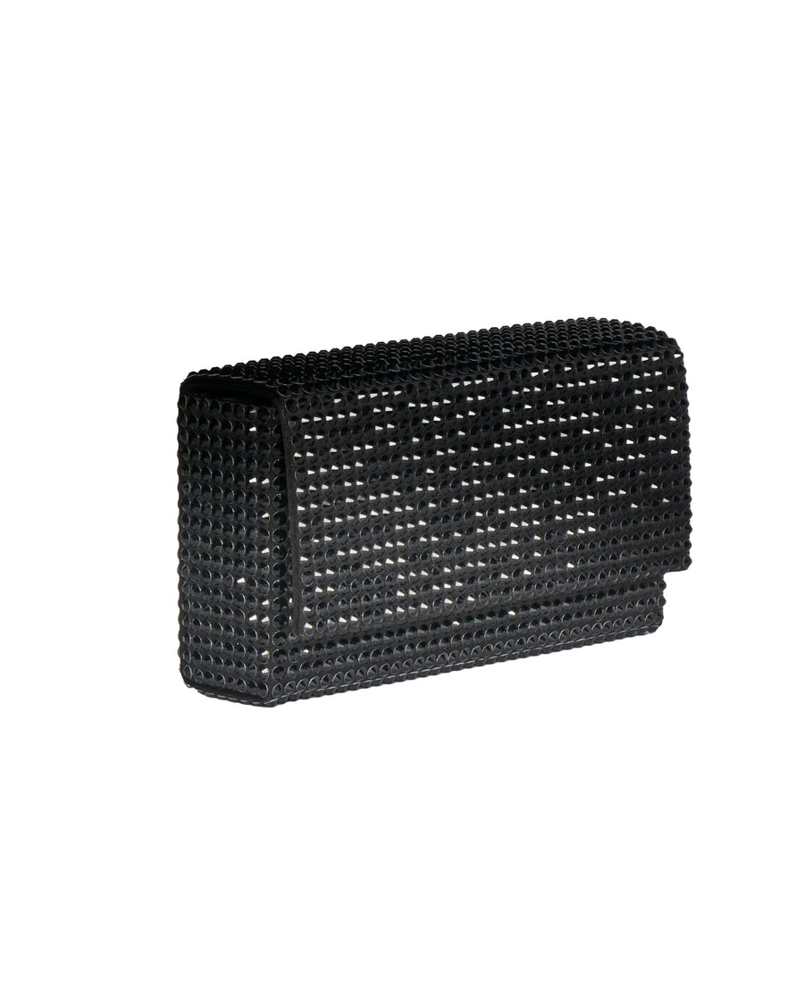 Satin Clutch Paloma Mini Black Silk Bags