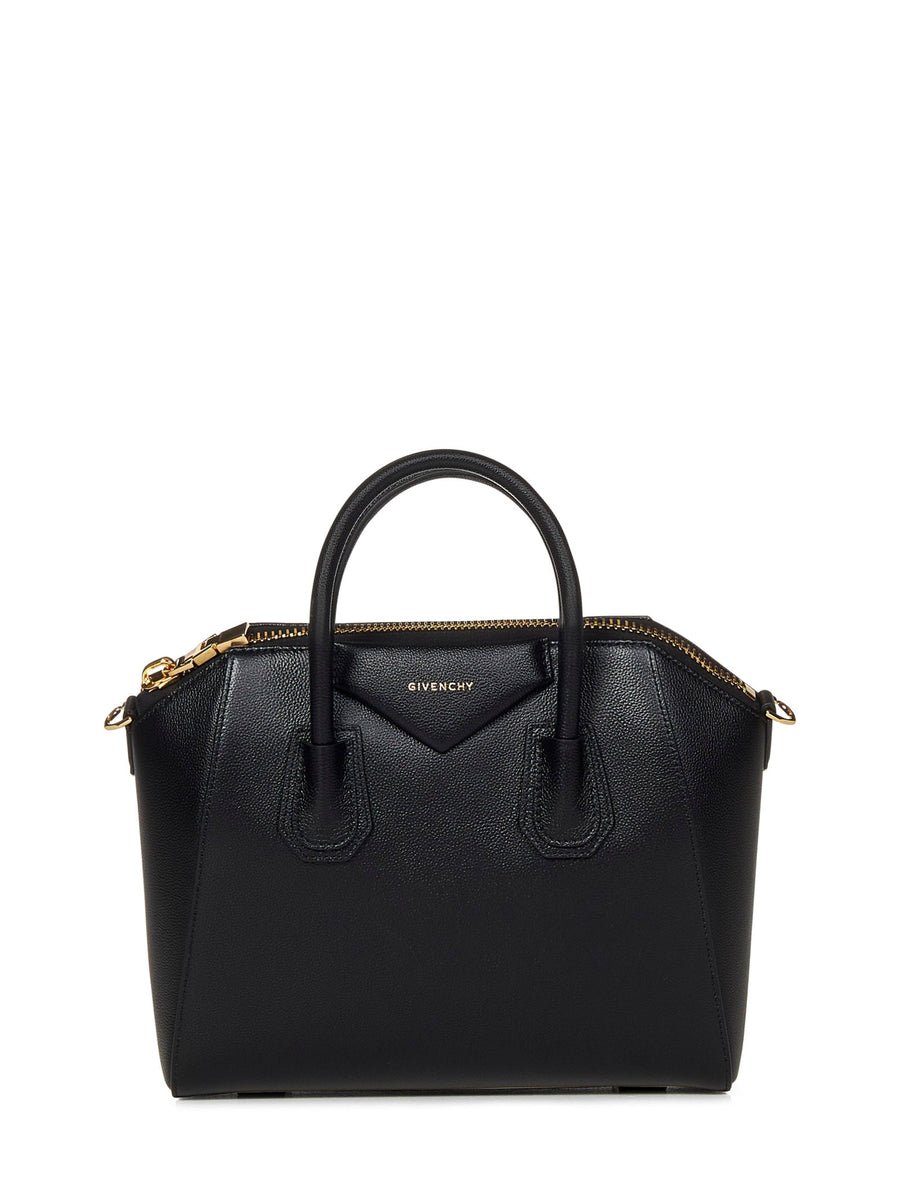 Handbag Antigona Black Calf Leather Handbags