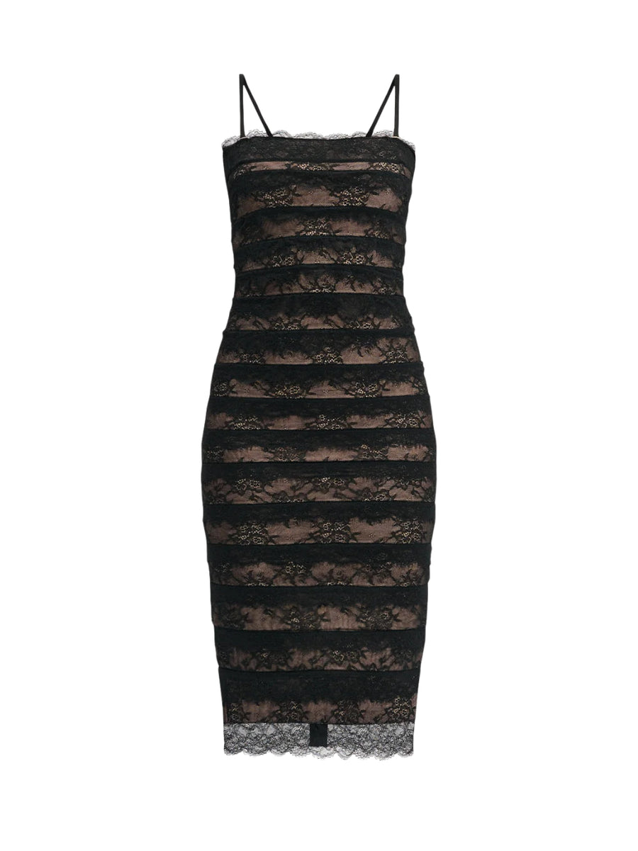 Midi Dress Dara Black Polyester