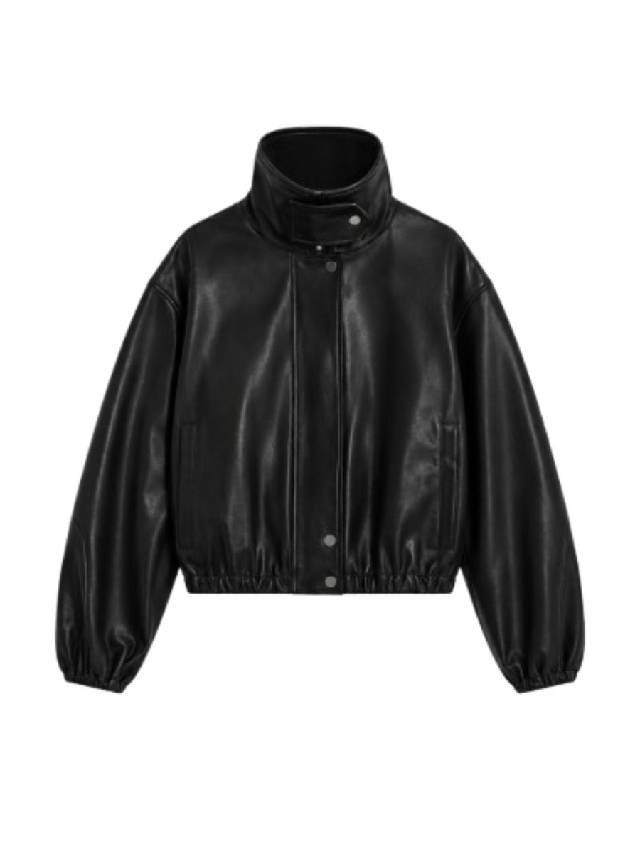 Jacket Pia Lambskin Black Lambskin; Lining 1: Cupro