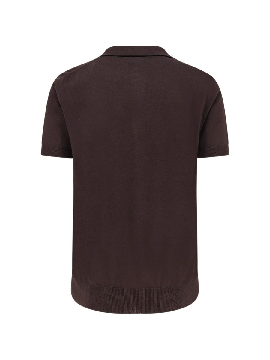 Polo Shirt Chocolate Cotton