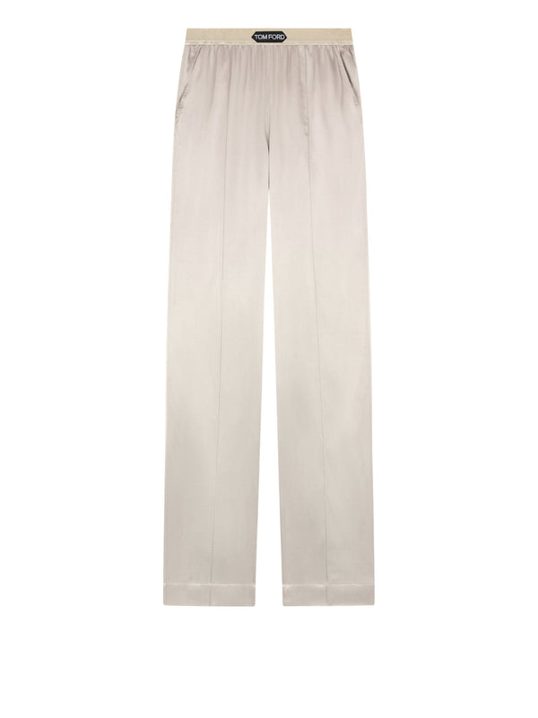 Trousers Silver Silk