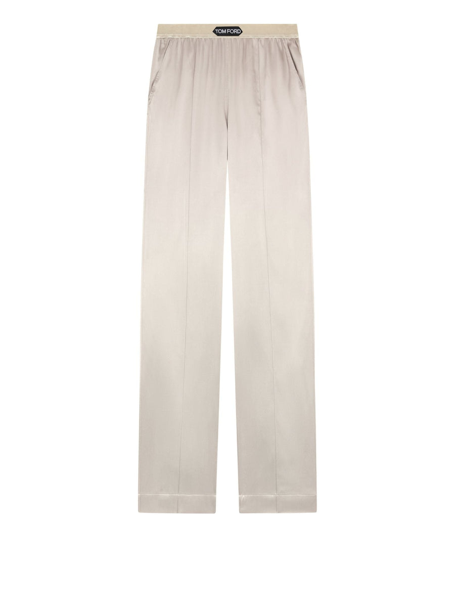 Trousers Silver Silk