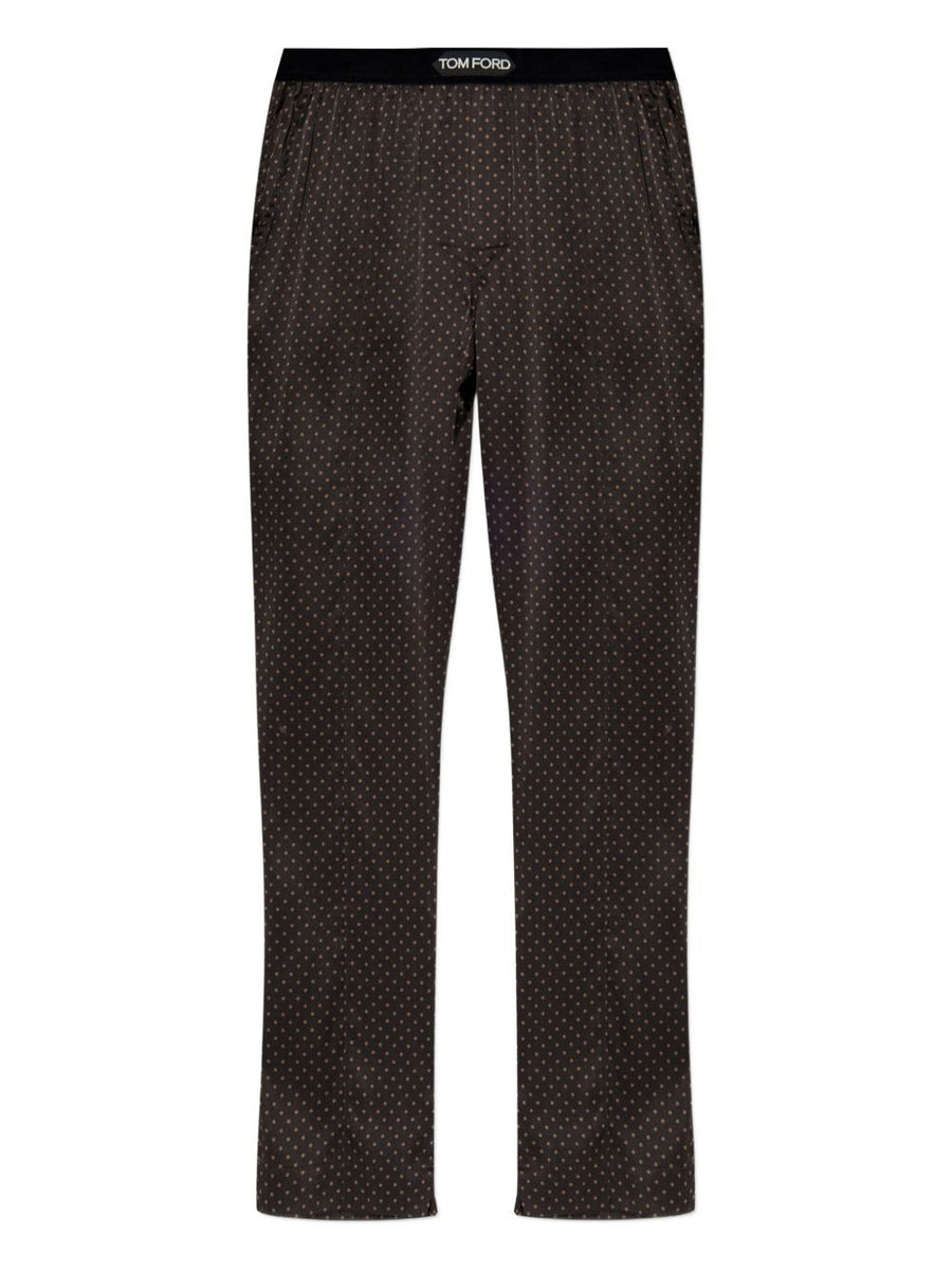Trousers Stretch Velvet Chocolate Silk