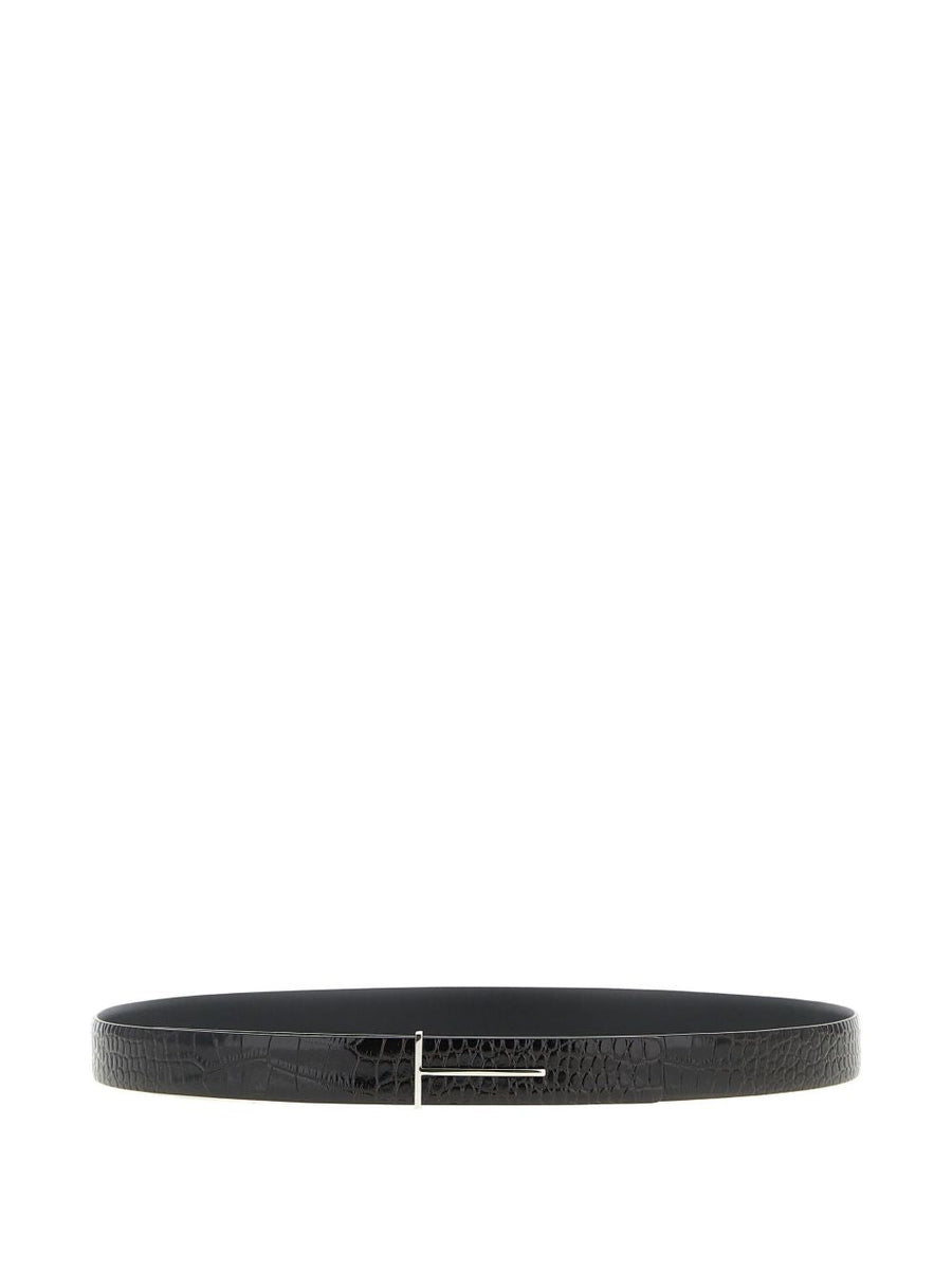 Belt T Brown Leather