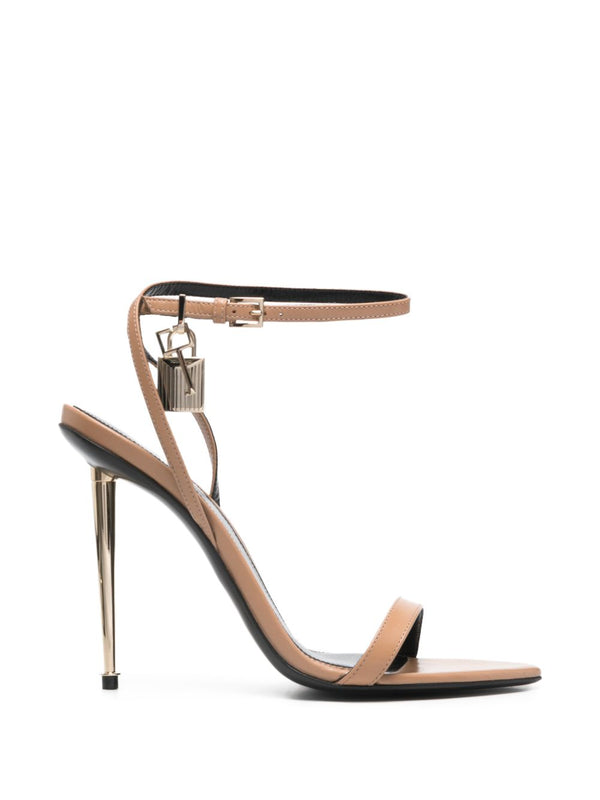 Sandals Padlock Beige