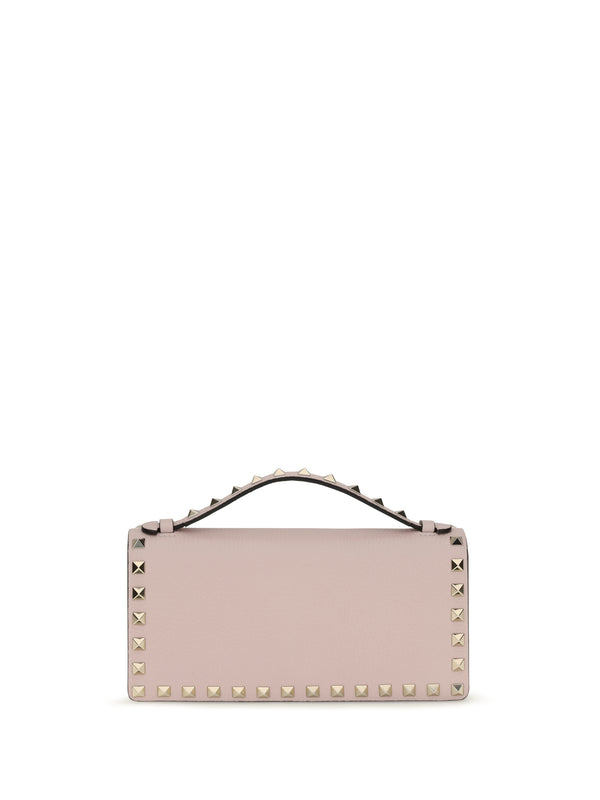 Valentino Garavani 100% calf leather Bos Taurus wallet in pink