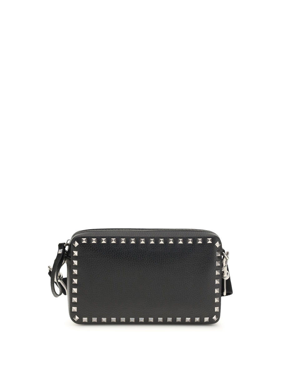 Valentino Garavani 100% Calf Leather (Bos Taurus) shoulder bag in black