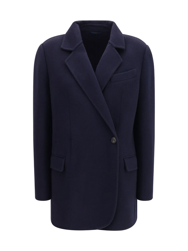 Brunello Cucinelli 90% Merino Wool blazer in navy