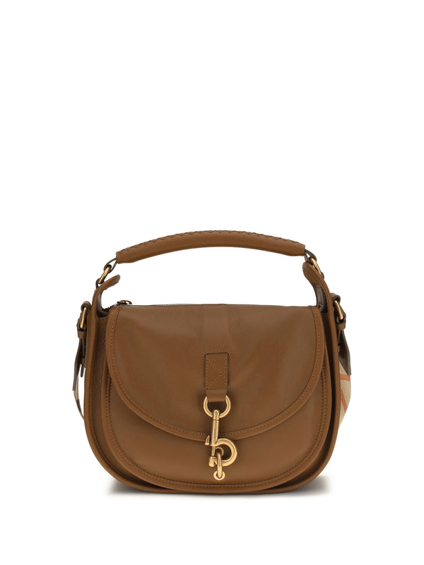 Burberry 100% Calf Leather Bos Taurus crossbody bag in brown