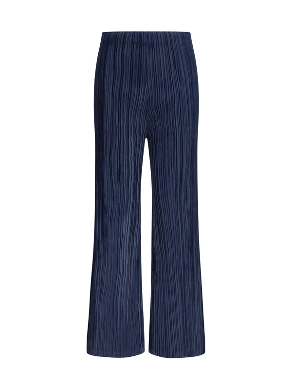 Gongdid Design 100% Polyester palazzo trousers in navy