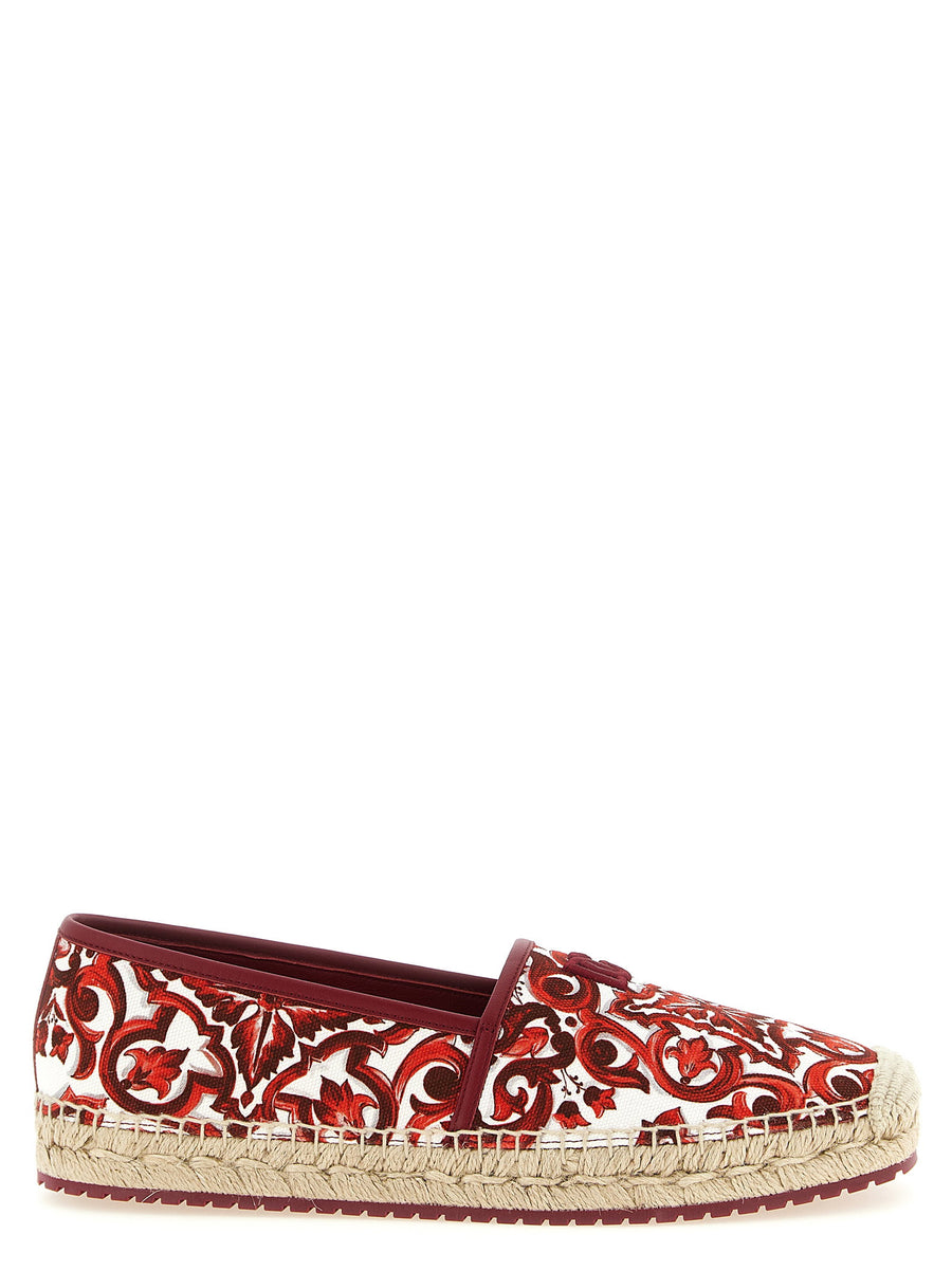 Dolce & Gabbana Boccaccio Espadrille — Red