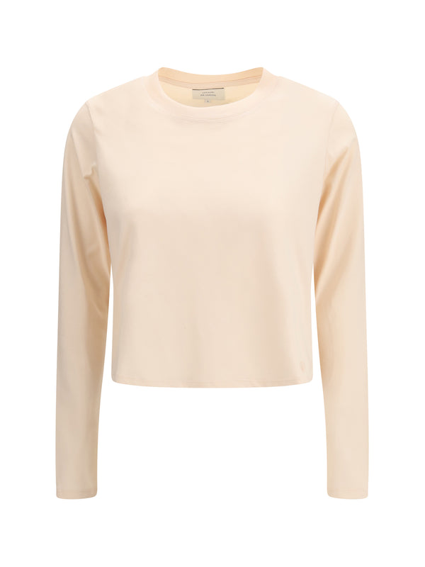 Loulou De Saison 100% Cotton t-shirt in beige