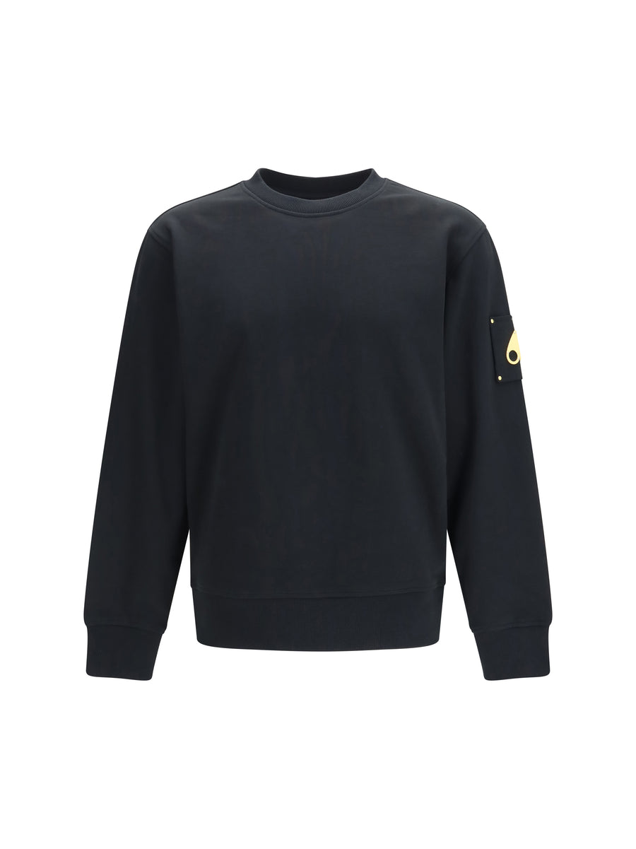 Moose Knuckles 100% Cotton sweatshirt in black