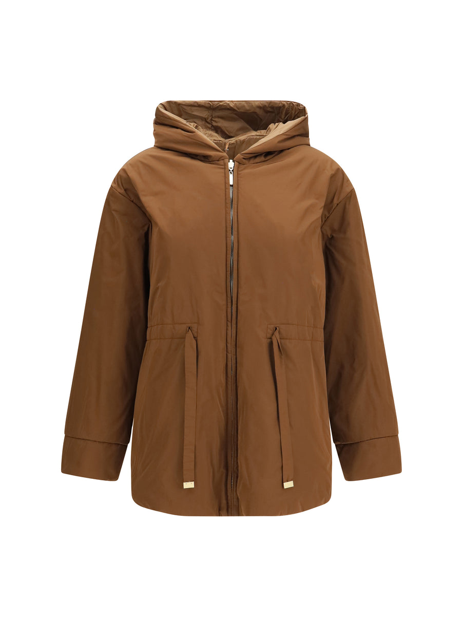 Parka Reversible Padded Dark Honey Outer: Polyester Puffer Jackets