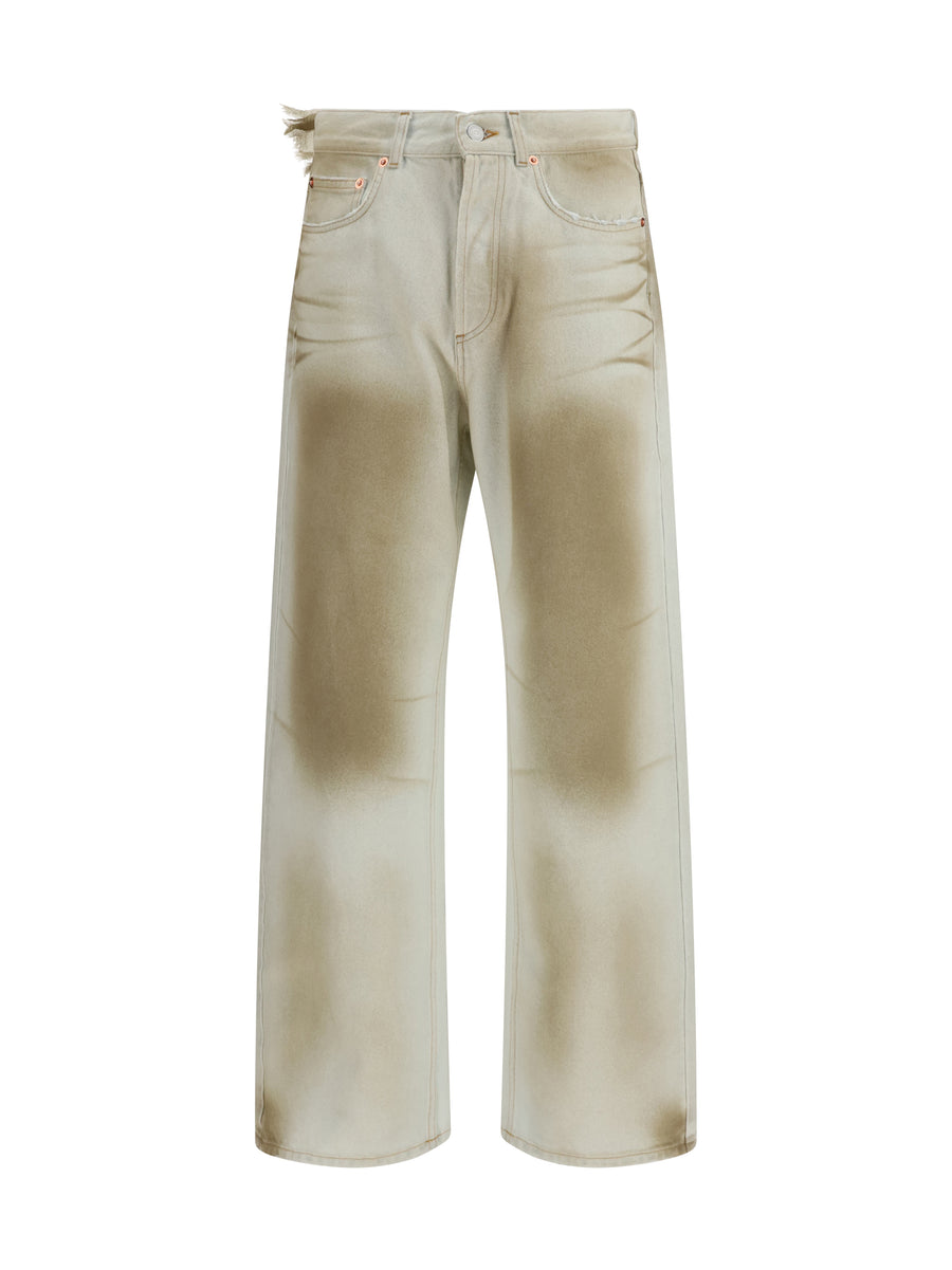 Magliano 100% cotton jeans in white