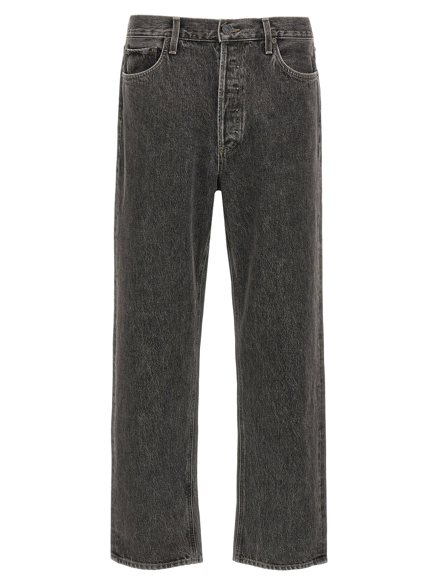 Agolde Organic Cotton '90s Jeans — Charcoal