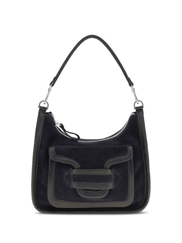 Pierre Hardy 100% Calf Leather Bos Taurus shoulder bag in navy